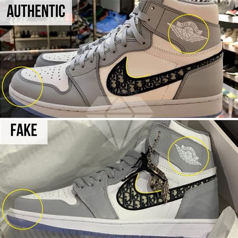 fake dior jordan ones|dior jordan 1 high spotting.